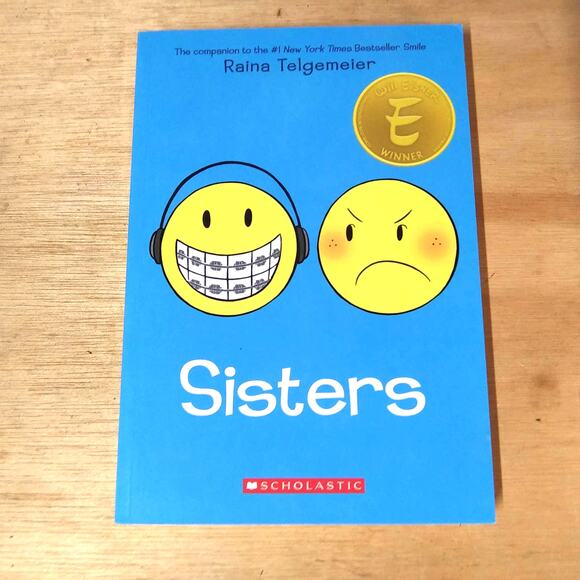 SISTERS by Raina Telgemeier – Award-Winning Graphic Novel (Paperback) - Picture 5 of 5